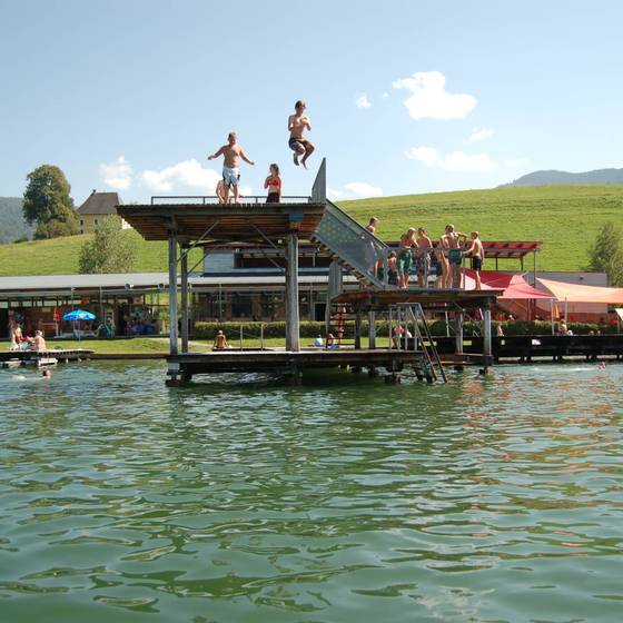 Putterersee in Aigen im Ennstal/Steiermark (Foto: Dornbusch)