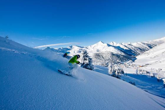 Skifahren auf der Planneralm (Foto: Tom Lamm)