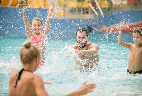 Familie in der H2O-Kindertherme