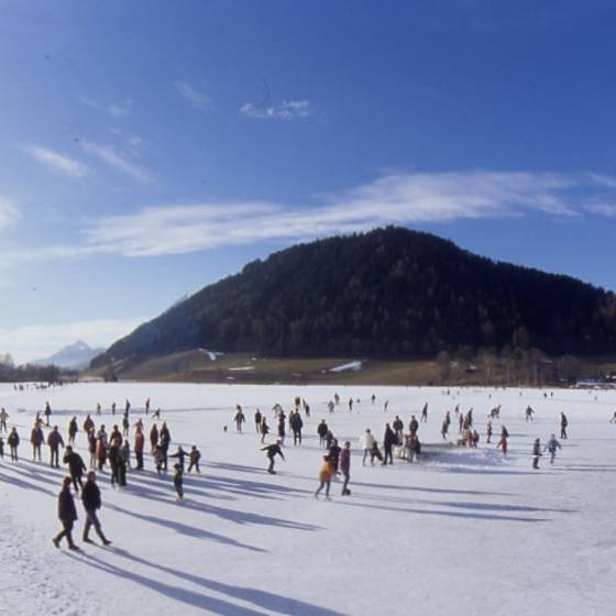 Eislaufen am Putterersee