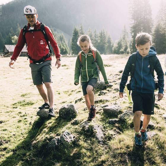 Wandern mit der Familie, Kinderhotel Stegerhof (Foto: Armin Walch)