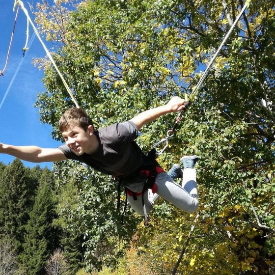 Bungee-Trampolin, Moasterhaus am Salzstiegl