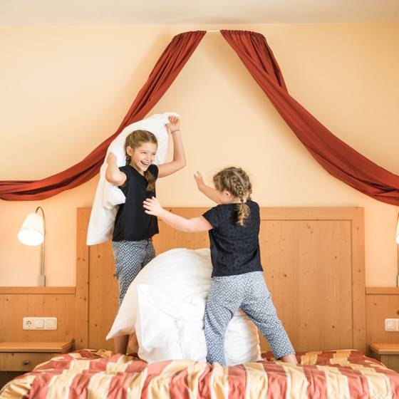 Familienzimmer Ballonhotel Thaller (Foto: Mario Luttenberger)