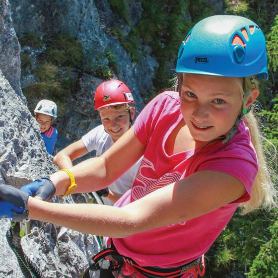 Hotel Matschner, Kinderklettersteig Ramsau (Foto: Photo Austria)