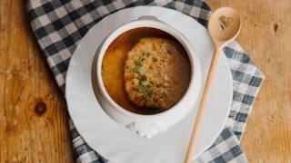 Kaspressknödelsuppe