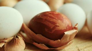 Ostereier natürlich färben