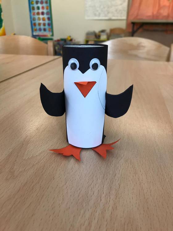 Pinguin aus Papier