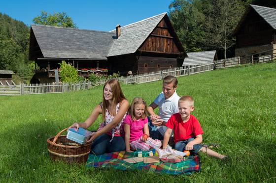 Picknick im Österreichischen Freilichtmuseum Stübing (Foto: Harry Schiffer)