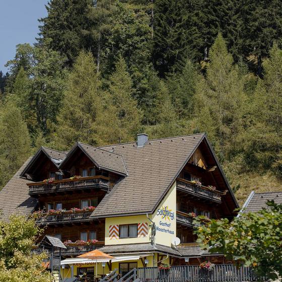 Außenansicht Moasterhaus am Salzstiegl (Foto: Nicole Seiser) Außenansicht Moasterhaus am Salzstiegl (Foto: Nicole Seiser)