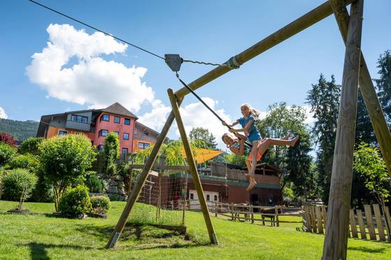 Bliem's Familienhotel, Flying Fox (Foto: Lorenz Masser)