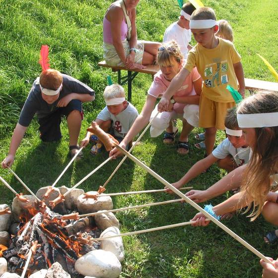 Indianer-Lagerfeuer (Foto: Grimmingblick)